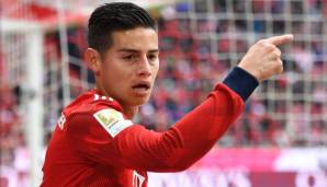 Platz 3: James Rodriguez (Leihgebühr: 13 Millionen Euro). Der FC Bayern München sicherte sich für zwei Spielzeiten den Kolumbianer von Real Madrid. In München zeigte James mal gute, mal schlechte Leistungen. Seit dieser Saison wieder bei Real.