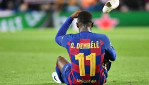 RECHTES MITTELFELD: Ousmane Dembele. 2017/18 für 125 Millionen Euro von Borussia Dortmund zum FC Barcelona. Ging beim BVB in den Streik, um seinen Wechsel nach Spanien durchzudrücken. Der rentierte sich bislang nicht, Dembele ist ständig verletzt.