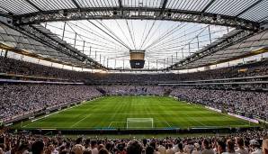 Platz 23: Eintracht Frankfurt (Commerzbank Arena) – Schnitt: 50.200 Zuschauer.