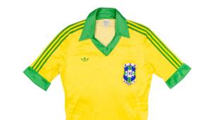 Platz 4: Brasilien, 1978-89, Heimshirt - 458,99 €. Es wurde bei der WM 1978 getragen. Das damalige Team gilt heute als das beste aller Zeiten, das den Wettbewerb nicht gewann.