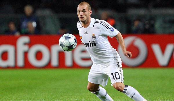 Sneijder wechselte 2007 für 27 Millionen Euro nach Madrid.