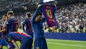 Platz 5: LIONEL MESSI (für den FC Barcelona) - 11 Tore in 15 Spielen im Estadio Santiago Bernabeu (Real Madrid).