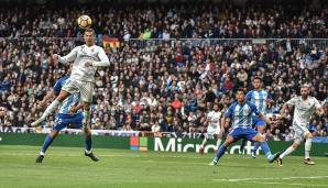 Platz 18: CRISTIANO RONALDO (für Real Madrid) - 8 Tore in 8 Spielen im Estadio La Rosaleda (FC Malaga).