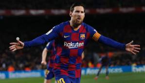 Platz 1: Lionel Messi | Stadion: Camp Nou (Barcelona) | Tore: 256 | Spiele: 239 | Zeitraum: 2005-2020