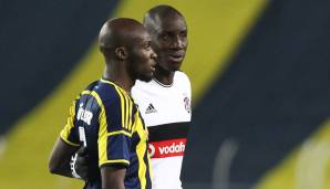 Moussa Sow (l.) und Demba Ba spielten beide in der Türkei.