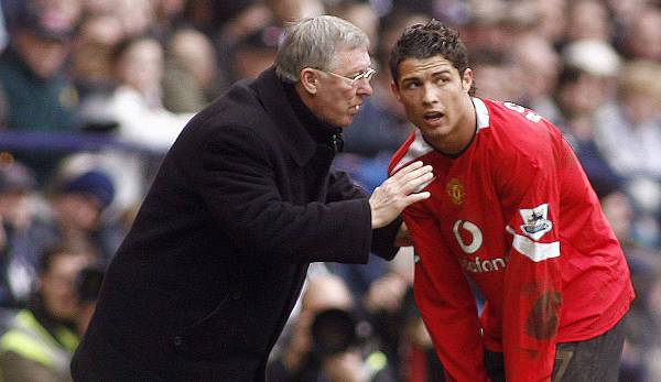Sir Alex Ferguson holte Cristiano Ronaldo zu Manchester United.