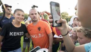 WESLEY SNEIJDER: Macht er es so wie Robben? Laut des niederländischen Fernsehsenders RTV Utrecht steht der Mittelfeldspieler kurz vor der Unterschrift beim FC Utrecht. 2019 hatte er seine Karriere beendet. Zurzeit trainiert er bei einem Fünftligisten.