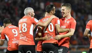 FRANKREICH, AUFSTEIGER - FC LORIENT: Durch den coronabedingten Abbruch der französischen Ligen wurde Lorient zum Meister der 2. Liga gekürt. Nach 28 Spieltagen hatte der Klub 54 Zähler gesammelt.