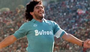 SSC Neapel - Diego Maradonas Nr. 10: Die argentinische Legende führte Napoli unter anderem zu zwei Meistertiteln (1987 und 1990). Spielmacher müssen beim Klub seitdem mit einer anderen Nummer vorliebnehmen.