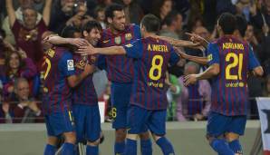Platz 5: FC BARCELONA - 114 Tore in der Saison 2011/12
