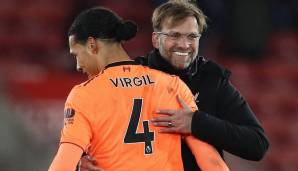 PLATZ 15: Jürgen Klopp - 649,77 Mio. Euro für 69 Spieler - teuerster Transfer: Virgil van Dijk für 84,65 Mio. Euro von Southampton zum FC Liverpool (2018).