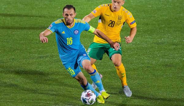 Kasachstan trifft am zweiten Spieltag der Nations League auf Weißrussland.