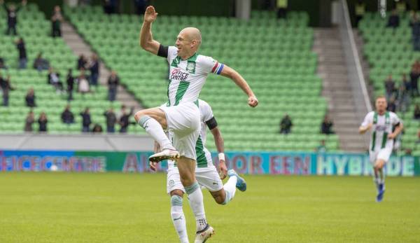 Arjen Robben traf für Groningen.