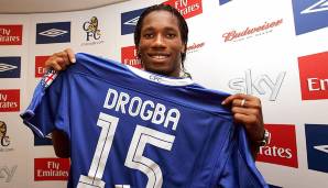DIDIER DROGBA von Olympique Marseille zum FC Chelsea (2004): Mit Drogba gelang ihm der nächste Coup. Der Ivorer sollte zu einer der größten Klub-Legenden aufsteigen. Rund 39 Millionen Euro zahlten die Blues für Drogba.
