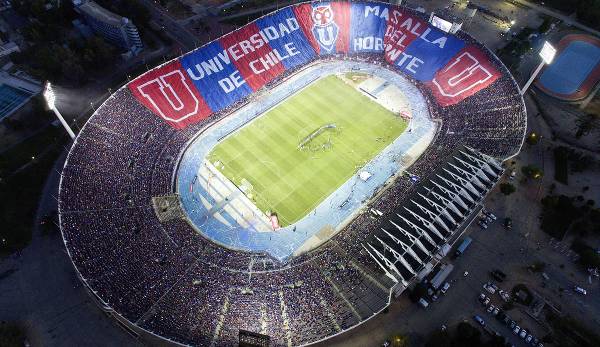 So sieht das Estadio Nacional in Chiles Hauptstadt Santiago heute aus.