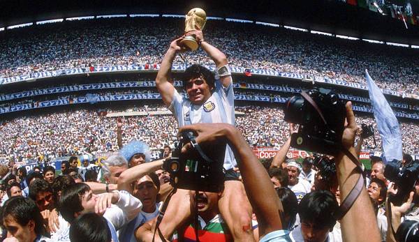 Diego Maradona führte Argentinien 1986 zum WM-Titel in Mexiko.