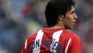 Platz 1: Sergio Agüero (Atletico Madrid) | Potenzial: 93 | Alter: 18 | Stärke in FIFA 07: 76 | Position: MS