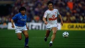 VfB Stuttgart - SSC Neapel 3:3 (am 17. Mai 1989, UEFA-Pokal): Das Rückspiel im Finale soll Maradona zum lange herbeigesehnten internationalen Titel mit der SSC verhelfen. Bereits beim 2:1 in Neapel glänzt er mit Tor und Assist.