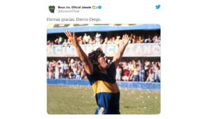 "Ewige Dankbarkeit. Ewiger Diego!"