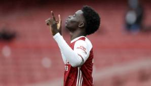 Platz 8: Bukayo Saka (Arsenal) - 13 Punkte
