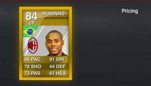 Robinho (AC Mailand) in FIFA 12: Dribbling 91 | Geschwindigkeit 88 | Schuss 78