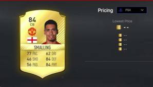 Chris Smalling (Manchester United) in FIFA 17: Verteidigung 84 | Physis 84 | Geschwindigkeit 77