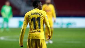 Platz 2: Ousmane Dembele - 2017/18 von Borussia Dortmund zum FC Barcelona für 130 Millionen Euro.