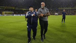 Diego Armando Maradona war zuletzt Trainer von Gimnasia.