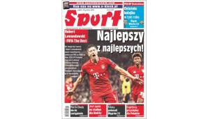 Ganz anders sieht es in Polen aus. Die Zeitung Sport widmet dem FC-Bayern-Stürmer eine ganze Seite und spart nicht mit den Superlativen: "Der Beste der Besten".