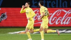 Platz 9 - FC Villarreal: 20 zugesprochene Elfmeter (17 verwandelt), 15 verursacht