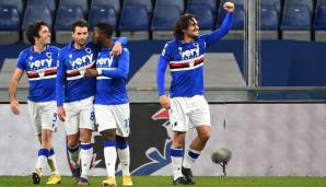 Platz 3 - Sampdoria Genua: 24 zugesprochene Elfmeter (20 verwandelt), 21 verursacht