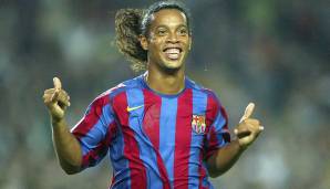 RONALDINHO: Trickreich, torgefährlich und elegant wie kein anderer - "Gaucho" muss man zu seiner Blütezeit einfach gesehen haben. Diese hatte er zweifelsohne beim FC Barcelona, dem der zweifache Weltfußballer 2006 zum CL-Gewinn verhalf.
