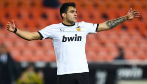 Platz 12: MAXI GOMEZ (FC Valencia) - 32 Mal Abseits (30 Spiele)