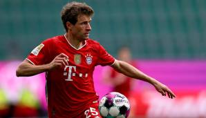 Platz 13: THOMAS MÜLLER (FC Bayern) - 310 Einsätze (23.198 Minuten)