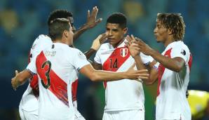 Peru feierte einen wichtigen Sieg gegen Kolumbien.