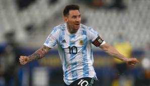 Copa America - Meiste Torbeteiligungen: Lionel Messi (9)