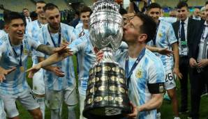 Lionel Messi hat mit Argentinien seinen ersten großen Titel gewonnen. Bei der Copa America spielte er groß auf. So groß sogar, dass im Statistik-Vergleich zur EM 2021 ein erstaunliches Ergebnis herauskommt (Quelle: ESPN FC).