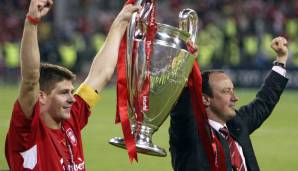 RAFAEL BENITEZ (FC Liverpool und FC Everton): Der 61-Jährige fing im Sommer 2004 beim FC Liverpool an und schaffte bereits im ersten Jahr das Wunder von Istanbul - den Champions-League-Triumph gegen Milan nach 0:3-Rückstand.