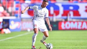 Lukas Podolski am Sonntag im Einsatz für Gornik Zabrze.