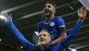 Riyad Mahrez & Jamie Vardy (Leicester City): Sie waren das überragende Gespann der überraschenden Meisterschafts-Saison 15/16. Der Algerier und der Engländer treffen 17 bzw. 24 Mal und sorgen für eines der größten Fußballmärchen überhaupt.