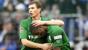 Edin Dzeko & Grafite (VfL Wolfsburg): 2009 bomben der Bosnier und der Brasilianer den VfL Wolfsburg zur deutschen Meisterschaft und werden zum Bayern-Albtraum. Sage und schreibe 54 Treffer erzielt das Duo auf dem Weg zum überraschenden Titelgewinn.