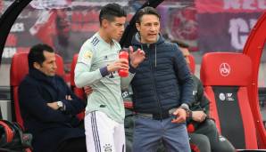 James Rodriguez bestritt für den FC Bayern 67 Pflichtspiele. Unter Niko Kovac war er nicht sonderlich glücklich.
