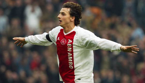 Zlatan Ibrahimovic spielte von 2001 bis 2004 bei Ajax Amsterdam.