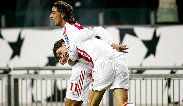 Zlatan Ibrahimovic und Mido spielten zusammen für Ajax Amsterdam.