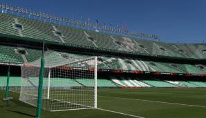 Platz 25: ESTADIO BENITO VILLAMARIN (Betis Sevilla) - aktuelle Kapazität: 60.720 Zuschauer.