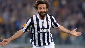 ANDREA PIRLO - Als Spieler: 164 Spiele von 2011 bis 2015 für Juventus Turin: Juve landete einen absoluten Coup, als es den Maestro 2011 ablösefrei von Milan holte. Dort war er auf Anhieb der Mittelfeld-Chef und gewann unter anderem viermal den Scudetto.