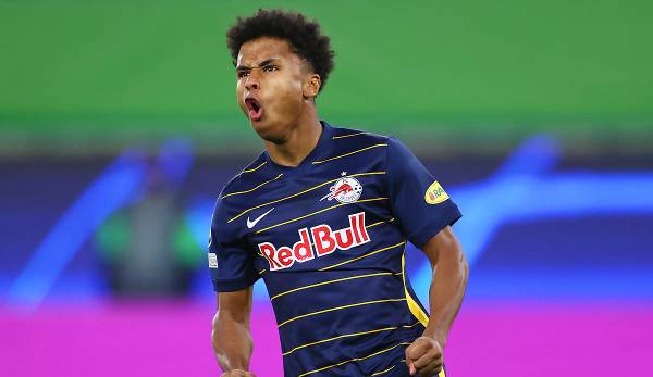 Der Vertrag von Karim Adeyemi bei Red Bull Salzburg läuft noch bis 2024.