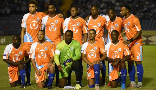 Die Nationalmannschaft Anguillas.