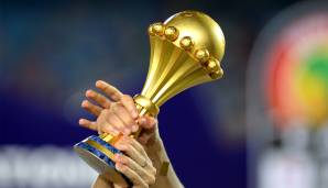 Um diesen Pokal geht es beim Afrika Cup.