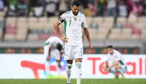 Titelverteidiger Algerien um City-Star Riyad Mahrez ist bereits in der Gruppenphase ausgeschieden.